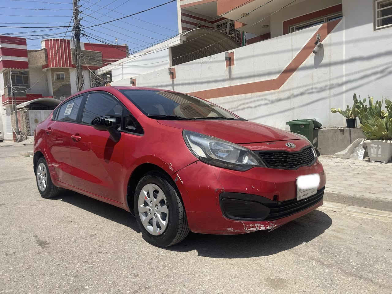 ‏السلام عليكم
‏كيا ريو 2013 خليجي حمراء Kia Rio
رقمها نجف مميز
‏كل التفاصيل موجودة في الاسفل الرجاء الاتصال عند الشراء فقط
‏ السيارة بيها جاملغين واحد بارد وواحد مصبوغ بدون بنيد وضرب بالباب خلف الصدر موضحة بالصور ما مصلحها لحد الآن
‏الدعامية الأمامية شوية تعبانة
‏السيارة بيها جراد مكانين بالقمارة والبنيد شوية لأن هذا اللون دائما يجرد
‏القبق مال المراية الجانبية ضايع
‏هذا كل اللي بالسيارة والباقي كله مكفول
شاشة وكامرا خلفية
لايتات زينون احسن نوعية
‏الحدادية جديدة
‏التبريد منظومة كاملة جديدة
الدواخل نظيفة جدا
‏المكينة والگير كفالة
‏ الاطارات جديدة
‏ البطارية جديدة
‏ إدامه المكينة جديدة
‏دهن القير جديد
‏دهن المكينة جديد فقط شركة موتل
‏منظومة ماء المحرك جديدة كاملة
‏السنوية ساقطة التجديد والغرامات عليه
السيارة بأسم عمي مداور ثاني يوم
للتواصل ***********
متوفر واتساب

