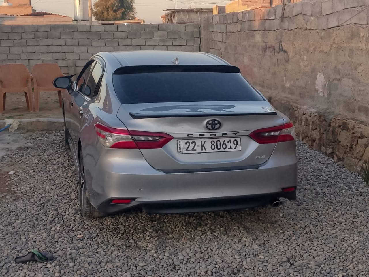 كامري 2022  رقم اربيل دولي باسمي 
فول مواصفات عدا الفتحه
رادار...تحديد مسار 
توقف ذاتي..نقطه عمياء 
حساسات امامي وخلفي 
كامره ..تحكمات 
بصمة تشغيل +بصمة ابواب 
محرك 4سلندر..
بيها رش جاملغ امامي بدون دواخل شرط 
سياره ماشي 69kmوضع الشركه مابيها اي نقص
السعر 212 وبيها مجال..
مكان السياره الموصل ربيعه 
***********واتساب
غير متواجد عاالفيسبوك
