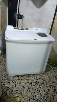 غساله هيتاشي 15كليو كلش حلوه نضيف جدا سعر 85 علا الفحص شغاله بلاديه مد...