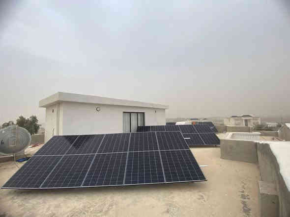 الموقع: الزوية
منظومة منزلية
حجم المنظومة =32نهاري&30ليلي
مكونات المنظومة -=
🔸 2بطارية ليثيوم 15 كيلو شركة gogo power 
                    ضمان خمس سنوات 
🔸 16 لوح شمسي  بقدرة 620 واط شركة ميدل بور 
                    ضمان عشر سنوات 
🔸 انڤيرتر  شركة Medal power حجم11كيلو      ضمان سنه واحده 

مع الربط والتنصيب وملحقاتها كاملة باجود انواع الحديد المغلون المضاد للماء والرطوبة وسراكت وجوزات ووايرات نحاس اردنية اصلية 

للحجز والاستفسار الاتصال بنا: ‏‪***********‬‏
او زيارة موقع الشركة في: الشرقاط - اسديرة عليا
