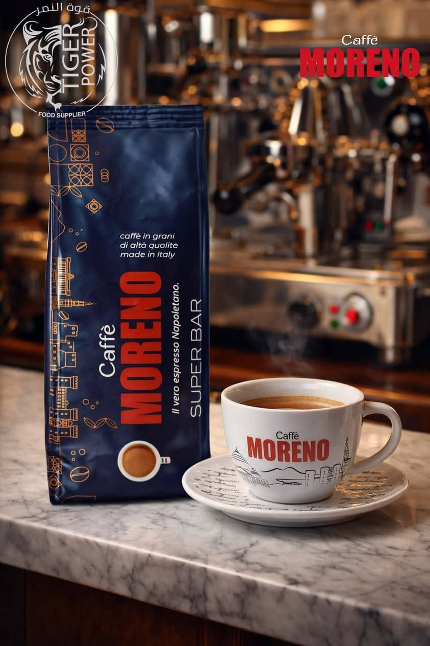 قهوة مورينو – الطعم الإيطالي الأصيل
قهوة مورينو هي علامة إيطالية عريقة وُلدت في مدينة نابولي، موطن القهوة الإسبريسو الأصلية.
نختار أجود أنواع حبوب البن بعناية فائقة ونقوم بتحميصها بالطريقة الإيطالية التقليدية لنقدم قهوة غنية بالطعم، قوية الرائحة، وكثيفة الكريما.

مميزات قهوة مورينو:
 • نكهة قوية ومتوازنة
 • رائحة مميزة تدوم طويلاً
 • جودة عالية مناسبة للمقاهي، المطاعم، الفنادق والاستخدام المنزلي

قهوة مورينو تقدم للسوق العراقي تجربة القهوة الإيطالية 
***********.  الحقيقية، بطعم يلائم الذوق المحلي وجودة عالمية
