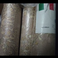 تغليف جدران • ورق جدران • ذهبي • مشجر • رولات ورق حائط • ديكور جدران