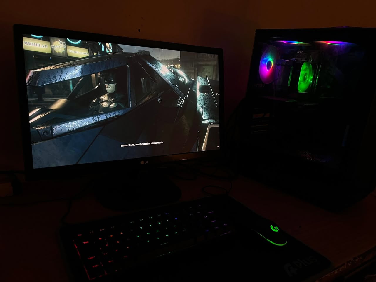 🔥 للبيع Gaming Setup كامل بحالة ممتازة 🔥

🖥️ مواصفات الجهاز:

✅ Intel Core i5-10400F Processor
✅ NVIDIA GeForce GTX 1650 SUPER 4GB
✅ RAM 16GB HyperX DDR4 2400MHz
✅ SSD Kingston NVMe 1TB
✅ SSD WD Green 240GB
✅ Motherboard H410M HD3P
✅ كيس RGB مع زجاج جانبي

🎮 الجهاز مجرب على ألعاب مثل:
• Red Dead Redemption 2
• Spider-Man Remastered
• Ghost of Tsushima
• Resident Evil 9 
• Hitman World of Assassination
• GTA V
• Battlefield 4
وغيرها من الألعاب.

🖥️ شاشة LG Full HD 22 Inch
⌨️ كيبورد ميكانيكي Zifriend T60 RGB
🖱️ Logitech G102 LIGHTSYNC Gaming Mouse
🎧 سماعة Gaming Fantech HG11

✅ الجهاز نظيف وشغال 100%
✅ جاهز للاستخدام مباشرة
✅ مناسب للألعاب والدراسة والاستخدام اليومي

💰 السعر: 370 دينار غير قابل للتفاوض

 
📞 للتواصل: (0785415557)


**إذا كنت صاحب هذا الإعلان وتريد حذفه لأي سبب، رجاءا أرسل رسالة إلى الدعم الفني**
