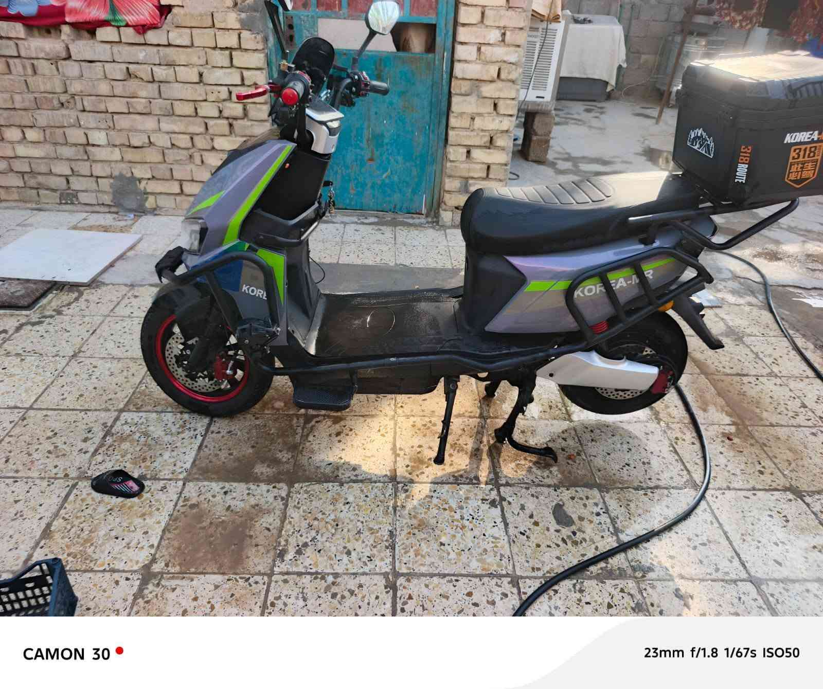 دراجه شحن للبيع صارله شهر من اخذتها جديده زيررو استفسار تصال عل رقم سعرها 750/‏‪***********‬‏
