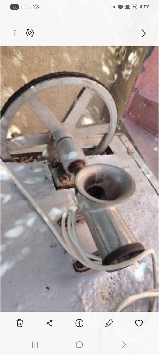 مكينه ثرم للبيع كامل شرط شغال حجم 22 سعر 150 بي مجال  بل موصل بحشيقه موصل, نينوى


**إذا كنت صاحب هذا الإعلان وتريد حذفه لأي سبب، رجاءا أرسل رسالة إلى الدعم الفني**