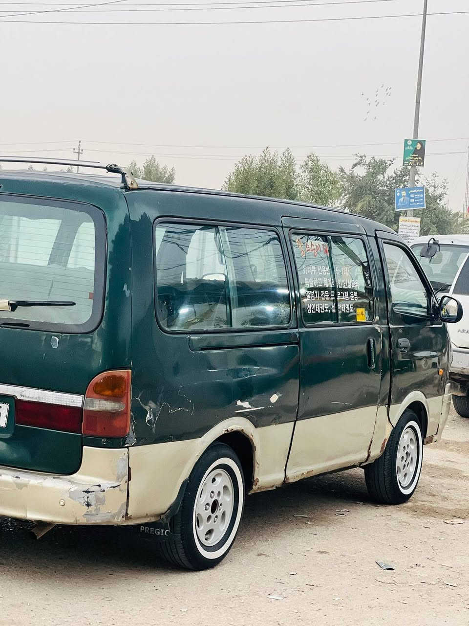 سلام عليكم بريجو للبيع 97 بسمي  كير ومحرك واكسن مكفولات مصبوغه عام تخم تاير جديد كهربايات جدد السعر 55 وبيهه مجال المكان النجف الاشرف ***********
