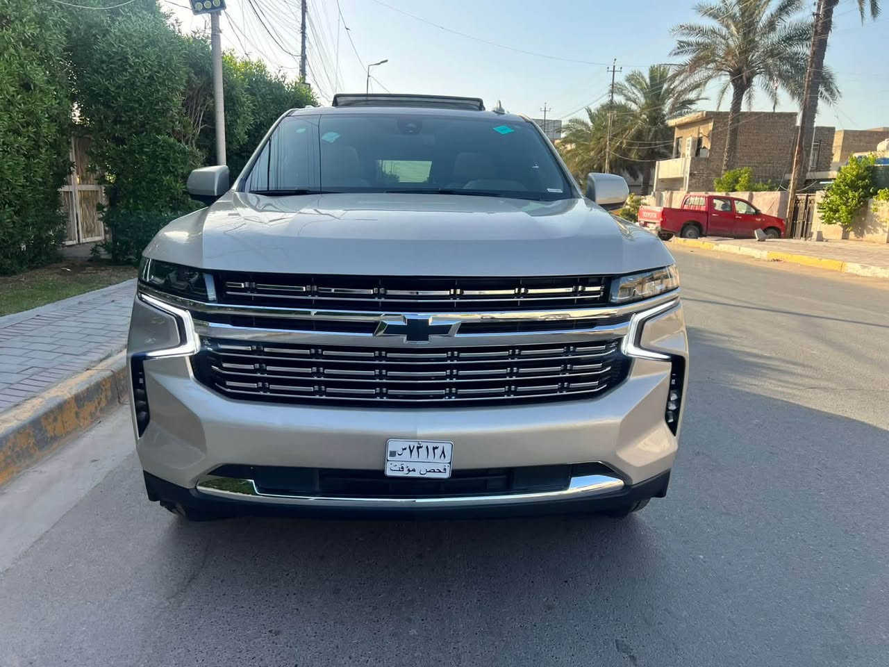 سلام عليكم عندي شوفرليت تاهو موديل 2021 داخل جديد داخله بكتاب دبلوماسي تترقم حره بسم المشتري مواصفاته LT مواصفات كشنات جلد كشنات كهربائيه كشنات منفصله  بصمه بنوراما صندوك كهربائي يدات بصمه شاشه كار بلي سايد بريك بصمه  تشغيل عن بعد دوسات كروم شحن الهاتف تلقائي ويل كب حجم 20 مواصفاته حلوه ضرره بنيد وشويه بجاملوغ مصلح بارد راجع   صور امريكا بلمنشور رايده 350 وبيه مجال وهاذه رقمي ***********  اخوان ممتواجد عله الفيس
