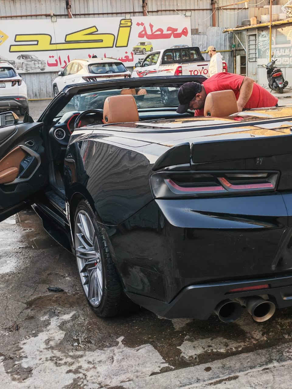 كمارو ss 2018
سياره بحاله جيدة 
كشف 
بصمه تشغيل 
كراسي كهرباء 
تخم تاير جديد 
كير مكينه بحالة جيدة 
ادامه كاملة 
رقم بغداد جديد هزه جديده 
للبيع 
مكاني بغداد كاضمية 
 ***********
