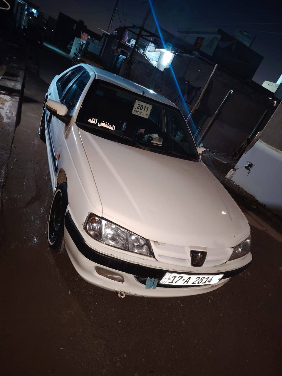 السلام عليكم 
بيجو بارص خصوصي  موديل 2011
مكينة كير خير من الله مكفولات
كهربائيات كلهة شغالة
باور سلف باتري دينمو كلة فول
حدادية صدر 60%
تخم تاير خط ابيض
سيارة متعوب عليهة وكدام عينك 
تراي وين ماتريد
رقم انكليزي الجديد قادسية
سنوية لل2028 تحويل بكل المحافظات 
السيارة باسمي تحويل شوكت ما يعجبك
مكان السيارة بغداد قرب بسماية
مكينة كير سلف فرنسي
السعر (34$)بيهة مجال بسيط 
رقم الهاتف ***********
