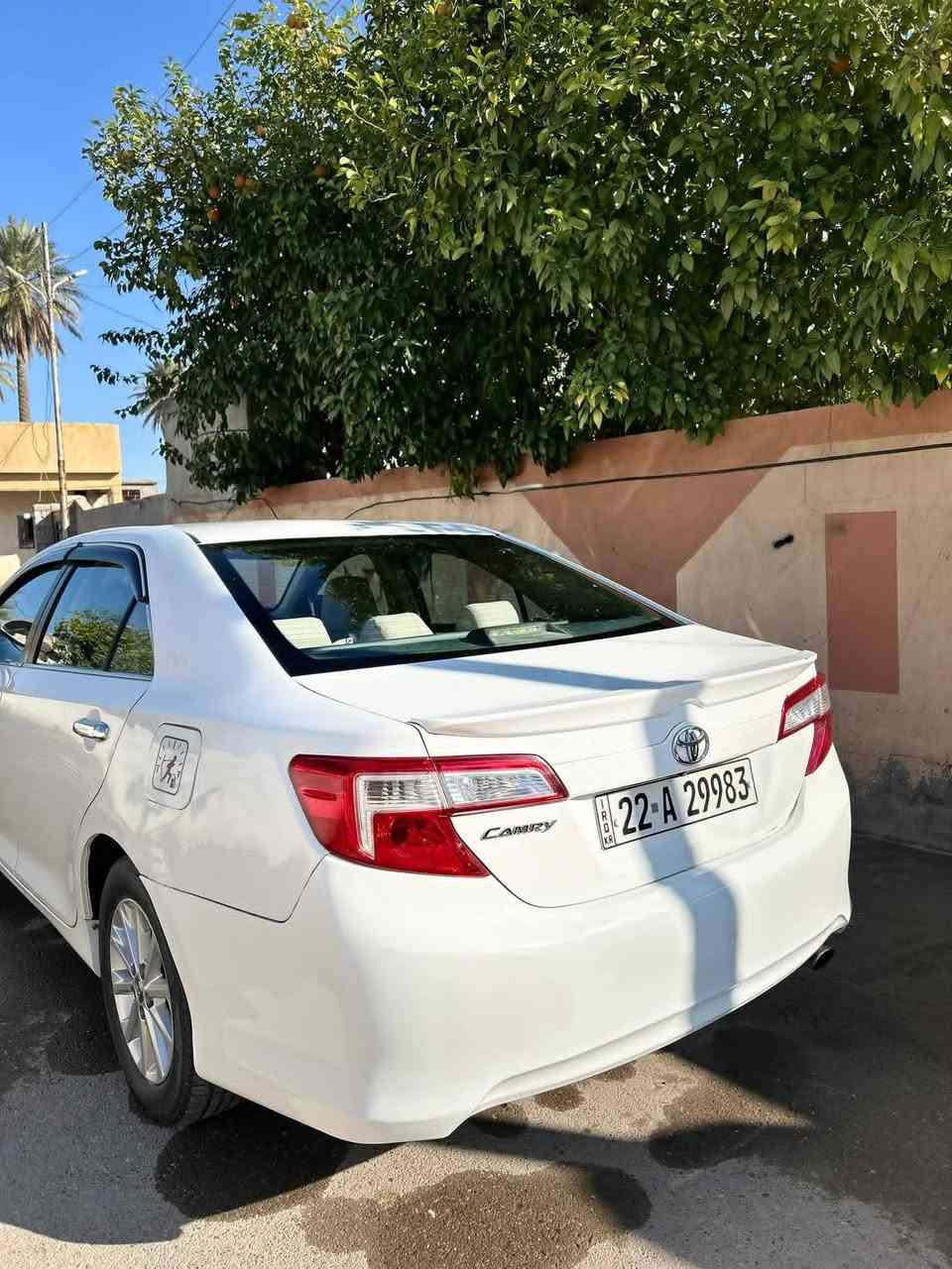 السلام عليكم.
للبيع كامري2012 نص فول  
رقم أربيل تحويل. ثاني يوم. 
السياره بيه تبديل باب من جهة السكن فقط وبيه بارد يم الجاملغ الخلفي شبر 
محرك 2500 لاتنقيص ولا تبخير 
خليجي مكان السياره صلاح الدين الضلوعية 
***********
