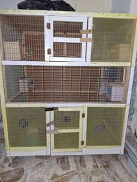 قفص كامل • بيوت ومشربيات ومراجيح • ١٢٠×١٠٠×٦٠سم