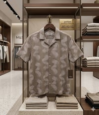 تحف العيد وصلت ترند الصيف  قميص لنن ماركة سبنسر M&S  أصلي وكالة اورجنا...