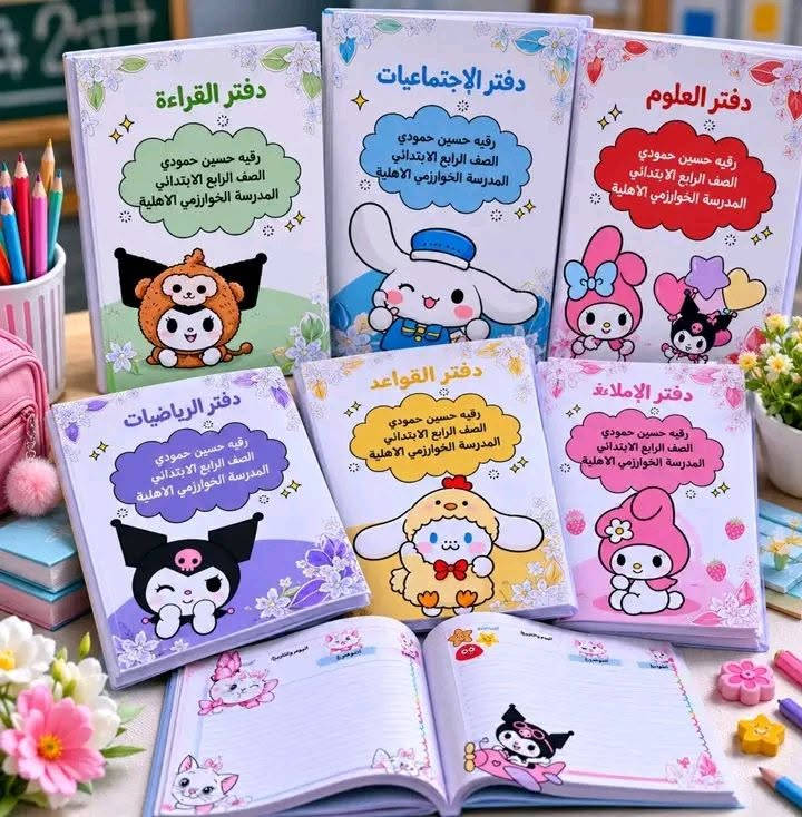 🎨✨ دفاتر طفلكِ بشكل جديد يفتح النفس للدراسة! ✨📚
نقدم لكم خدمة تزيين الدفاتر المدرسية برسومات مميزة وتشجيعية وبأسعار مناسبة:
سيت الابتدائي (أول، ثاني، ثالث):
5 دفاتر مزينة ⬅️ بـ 25 ألف فقط! 🏷️
سيت (رابع، خامس، سادس + المتوسطة):
8 دفاتر مزينة ⬅️ بـ 35 ألف فقط! حجز مراسلة صفحة


**إذا كنت صاحب هذا الإعلان وتريد حذفه لأي سبب، رجاءا أرسل رسالة إلى الدعم الفني**