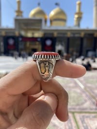 عقيق يماني • نقش حسبي الله • قياس ٢٠-٢١