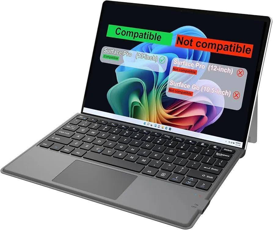 كيبورد بلوتوث  سيرفس برو من Arteck🫡🔥

متوافق مع سيرفس برو  +3/4/5/6/7/7 ✅

surface pro 3/4/5/6/7/7+ ✅

فائق النحافه وشكلل مطابق للأصلي ✅

تاچ باد مدمج مع الكيبورد ✅

منفذ شحن تايب سي ✅ 

شحن يدوم اكثر من 50 ساعه ✅ 

السعر 25 الف فقط 🫡 🔥 

توصيل جميع محافظات العراق 5 الاف 🚙 🚗 

للأستفسار والحجز التواصل واتساب 📞 

***********

عنوان المركز : بغداد الحريه الثانيه شارع الحريه الثانيه قرب مكتبه الكراون مقابل صيدليه العنفوان مركز شمس للموبايل
