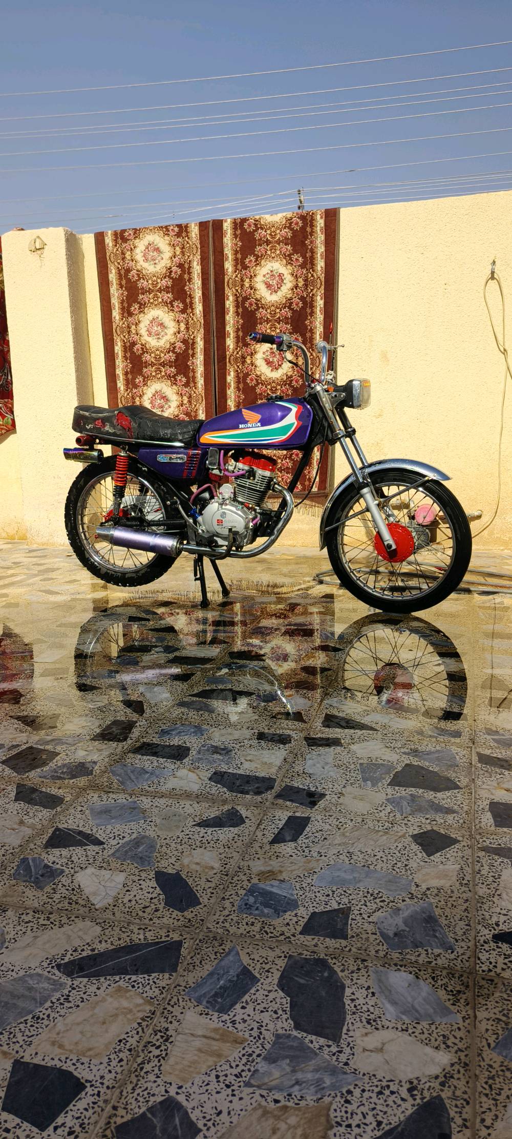 دراجه خمسه كير محرك مكفول 
بدون أوراق 
مكاني كوت دجيلي 