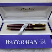 WATERMAN  سيت  واترمان  حبر و جاف فرنسي المنشأ اصلي حجر (لون مميز) ريش...