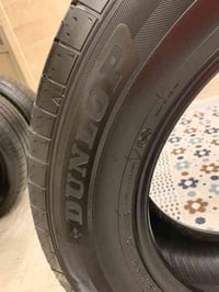 طخم كامل تاير شركة دنلوب للبيع قياسها  265/65/R18 ياباني اصلي نسبة نظا...