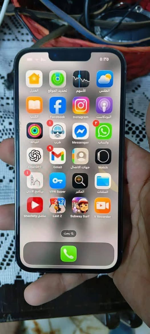 ايفون ١٣برو ماكس للبيع 
جهاز فول ونظافه فول لون بحري 
مبدل فقط شاشه درجة اولى ٣خيارات وبطاريه ٧٩ بلادية 
فيس ايدي شغال 
 ذاكره 256 
التواصل على الخاص مكاني الفلوجة


**إذا كنت صاحب هذا الإعلان وتريد حذفه لأي سبب، رجاءا أرسل رسالة إلى الدعم الفني**
