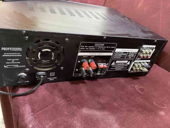 املبي فاير صوته جدا راقي وعالي 
400واط 
السعر 75 الف
توصيل متوفر
***********
