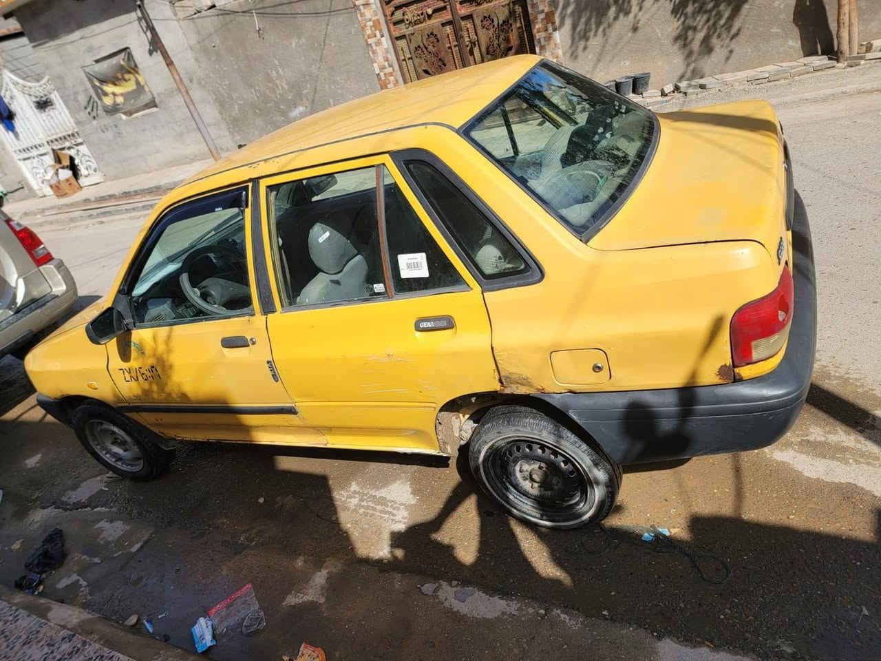 السلام عليكم سايبا 2010 للبيع
شواصي مكفولات 
مكينة وكير برايد مكفولات شديتهن حاوية
 ظفيرة جديدة تبريد شغال 
تخم ويل اصلي 
 السيارة ب اسمي تحويل مباشر 
رقم بغداد انكليزي مصفرة هيئة و غرامات 
بغداد الشعب السعر 25$ 
***********
