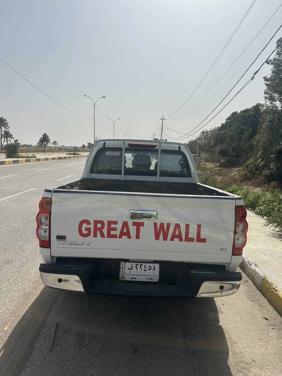 ✅ بيك اب كريت وول ونكل 5 أب كريد
✅ الموديل 2024  محرك 2.4 كير واكسل  كفالة 
✅ تبريد ثلج 
✅ ماشية 56 الف قابل للزيادة 
✅ كلين تايتل مكفولة عام 
✅ بدي كت نفخ بلاد
✅ محرك بانزين 
✅ المواصفات 
- تركشن كنترول :مانع انزلاق 
- اوتو بريك هولد : مانع ازلاق من منحدرات 
- تحكم مري كهرباء 
- كير عادي 
- دواخل أسود
- شاشة بلادية
- تحكم ستيرن
- كشن السايق كهربائي 
- حساسات خلفي 
- وبقية المواصفات المعروفة 
✅ رقمها بغداد 
✅ السيارة بإسمي شوكت متريد احولك
✅ مكان السيارة حلة او بغداد حسب الاتفاق 
✅ ✅ لمعرفة السعر المطلوب اكتب بالتعليقات✅ ✅
✅ للتواصل و الاستفسار اتصل على  *********** و متوفر واتساب
