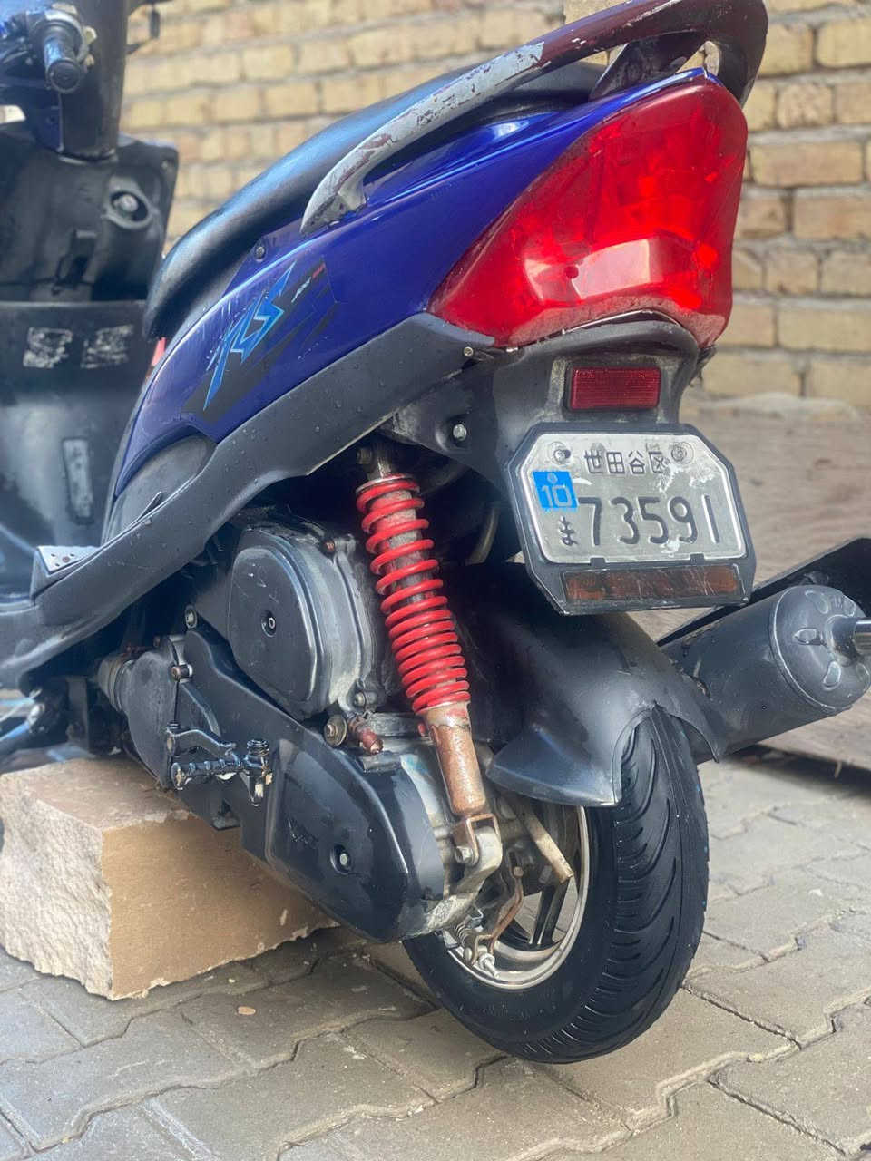 السلام عليكم دراجه ماكس عدله نضيفه بوشه 55 نضافه 100٪ بيهة تزويد ويلاه وقبق عنبار وصدر امامي للبيع***********
