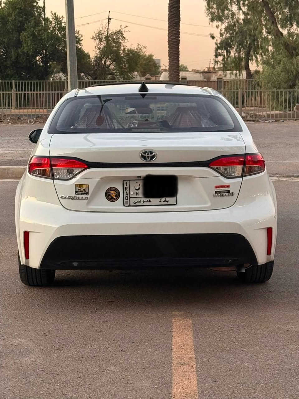 كورلا شكل الامريكي موديل2023
الممشى 27الفkm

🔥#كفاله_عامة من الصبغ والتبديل بيها ملاحضات بسيطه

بسعر  ( 137$) مجالك حك جيتك فقط

اليكم التفاصيل الآتية:

🚙تيوتا كورلا

✅  شكل الامريكي 
@
✅ الموديل 2023

✅ سعة المحرك 1,8L

✅ مرتبط بناقل حركة أوتوماتيكي 

✅ عدد AIR BAG 8

✅ سلايد رووف

✅ لايت زينون + LED

✅ حجم الاطار 205/55R16 

✅ ويل كب 16

✅ مفتاح التشغيل بصمة

✅ دشبول ديجيتال 

✅ شاشة اصلية

✅ كاميرا 

✅ المقاعد جلد اصلي 

✅ تتسع المقصورة ل 5 ركاب

✅ مثبت السرعة Cruise

✅ تحديد المسار

✅ المودات والأوامر الصوتية

✅ فحص أنظمة السيارة 

✅ حساسات ضغط اطارات 

✅ تبريد شاشة

✅ قطعتين تبريد

✅ هاند بريك بصمة

✅ نظام مانع الانزلاق 

✅ اوتو هولد Auto Hold 

✅ اشارة في المرايا الجانبية

✅ مخرج منفذ الطاقة

✅ ا  Bluetooth 

✅ تطعيم الدواخل ألمنيوم

✅ كار بلي 

✅فتحة سقف 

عنوان 📍.. بغداد الدوره

للاستفسار يرجى الاتصال على الرقم  ☎️:

***********
