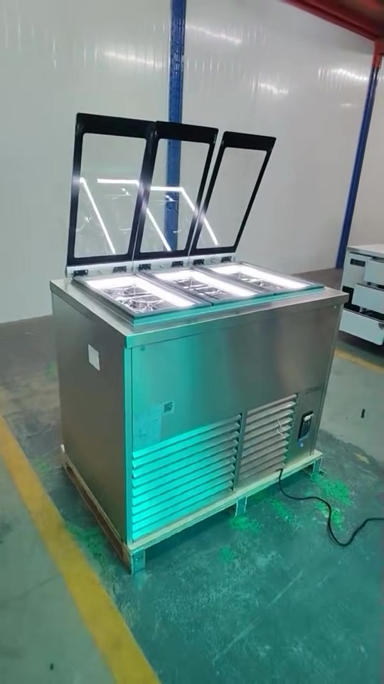 Ice cream display cabinet, temperature negative 26 degrees Celsius, capacity of 7 liters per six barrels, product size 1040 * 700 * 880mm, accepts various non-standard cold equipment customization, welcome private message. #Ice cream machine # Ice cream display cabinet


**إذا كنت صاحب هذا الإعلان وتريد حذفه لأي سبب، رجاءا أرسل رسالة إلى الدعم الفني**