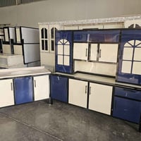 كاونتر ٢م • سنك مرمر ١م٢٠ • توصيل لبابك