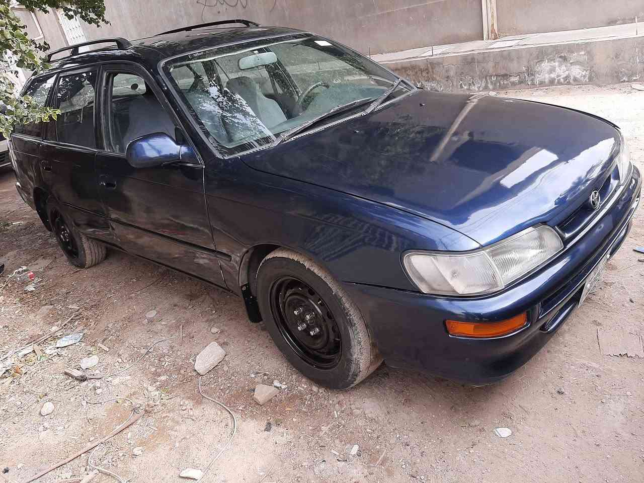 السلام عليكم كورلا موديل 96 مكفوله من الضربه والكصه السياره جاهزه وخير من الله كير مكينه مكفولات دواخل جديده وبل حقيقه احله من الصوره السعر 55  وبيه مجال حك الجيه أي استفسار ***********
