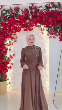 فستان شيفون مبطن ايطالي كوالتي عالي  القياسات 38 40 42 44 46 48 خدمة ت...