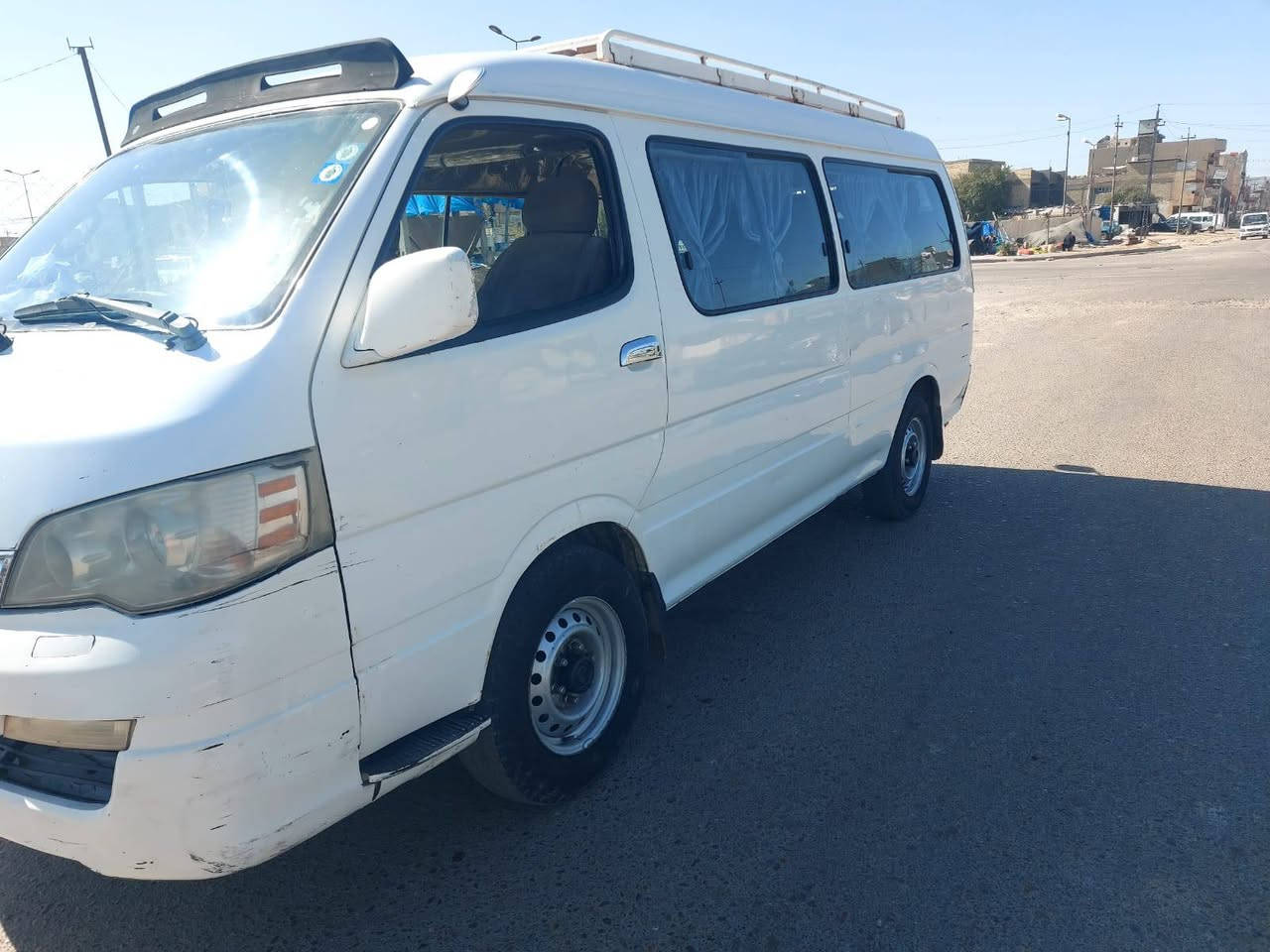 جنبي H1 للبيع فقط موديل 2014 السياره مصفره هيئه ومرور السياره جاهزه للعمل تبريد شغال مكان السياره البياع تقاطع درويش السعر 95 الرقم الهاتف ***********
