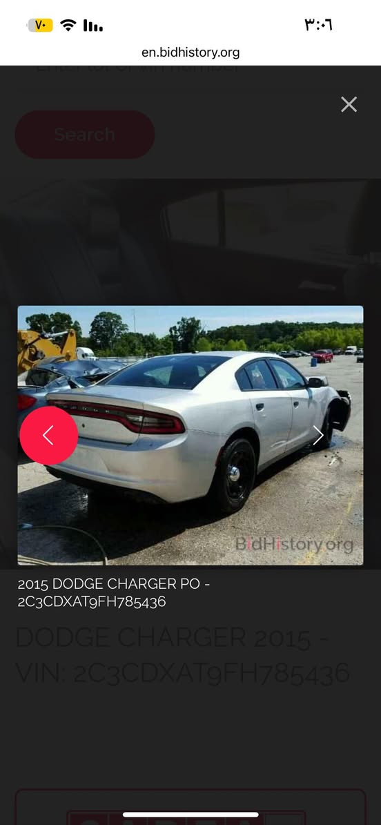 جارجر بوليسي 2015 رقم بصره انكليزي باسمي محرك 8سلندر مبدل الفخذه صفحة العبري تخم تاير قبل اسبوع بيه منضومة غاز مكانه العماره السعر 130 ورقه ***********
