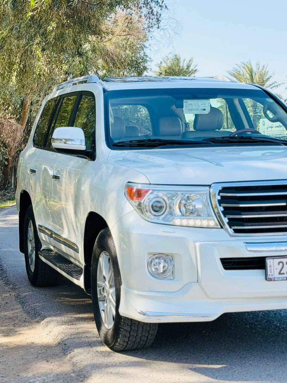 السلام عليكم للبيع او مراوس

لاندكروز 2014 بريم 

ابيض فول 1/1

فتحه سقف
بصمه
بصمه ابواب
8 ايرباك
جلد
كشن كهرباء
3 قطع تبريد
ثلاجه
زراكات
ماشيه 117 الف حقيقي شرط الفحص
مري شفط
تحكم ستيرن
شاشه كبيره
كامره خلفيه

محرك 6 سلندر شرط بلاد 

كير ومحرك وصدر وتايرات وتبريد كله 100/100

رقم أربيل الدولي تحويل مباشر
السعر 370
بيهه جاملغ مبدل مال شركة 
السونر مرفق مع الصور 
العنوان بغداد الصابيات قرب جسر الدوار مال مرور التاجي

*********** بغداد, العراق
