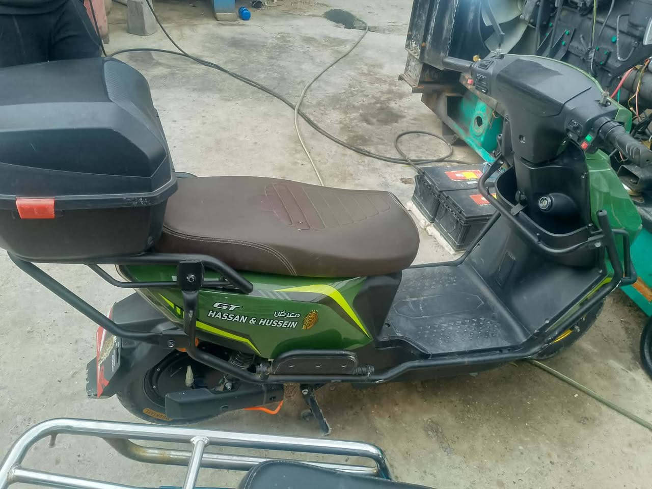 دراجه سكنس مابيها اي نقص جديده ماصار شهر من ماخذها سويجاتها وياها كهربائيات كلهن فول تحكماتها كلهن فول تشغل وتطلع اريد ابيعها لان متوازي على فلوس
السعر 800  /  وبيها مجال 
#اتصل بالرقم لأن اني مكلف بالنشر ارجوك 
العنوان / الفلوجه حي نزال 
***********
