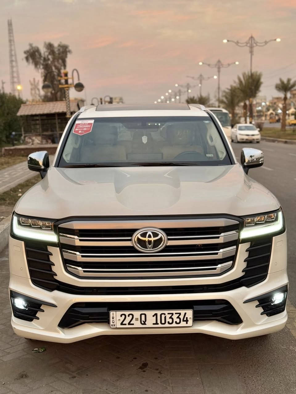 السام عليكم للبيع لاندكروزر 2024
ماشي 10 الف بعدهي السياره جديد كلش ومكفول من الصبغ والبارد والسياره وكاله ساز ضمان ادمن بلشركه 
موصفات السياره VX
فول موصفات 
شاشه جبير 
مقاعد امامي خلفي كهرباي 
كشن ذاكره 
رادره امامي 
كامره خلفي 
سستم صوت 
كشنات تدفئه تبريد 
صندوك كهرباء 
باقي موصفات معروف للVX
مكانه السياره قرب شارع فلسطين 
***********
