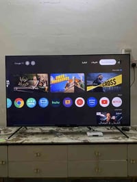 للبيع شاشه سمارت 55بورصه شركه المتين 4k بذاكره عشوائيه 12كيكه بايت بسع...