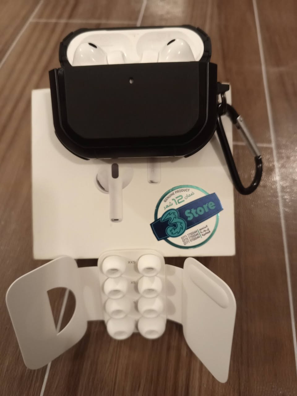 سماعه Airpods pro 3 الجيل السابع اصليه ضمان 12 شهر
اخر اصدارات ابل 

مع كامل الملحقات 
السماعه جديده بمعنى الكلمه 

صارلها 20 يوم
 
عنوان بغداد البياع 
واتساب ***********
300 قفل 
مميزاتها 
عزل 100% 
ترجمه جميع اللغات 
قياس نضبات القلب 
وهواي بيها مميزات ابحث عنها
