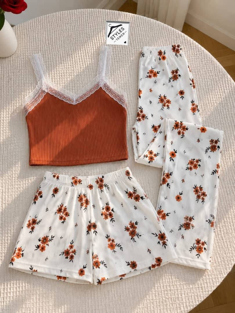 *دلّلي نفسك بإطلالة ناعمة ومريحة ✨*
*طقم بيجامة أنيق وعملي بتصميم أنثوي راقٍ، مكوّن من توب كت بتفاصيل دانتيل ناعمة + شورت + بنطلون بنفس النقشة،*يعني أكثر من لبسة في طقم واحد 🤍*
*🌸 خامة مريحة وناعمة على الجسم*
*🌸 تصميم مورد بألوان جذابة*
*🌸 توب كت أنيق بحافة دانتيل*
*🌸 شورت وبنطلون بخصر مطاطي مريح*
🌸 مناسب للنوم والبيت والاستخدام اليومي
الألوان المتوفرة: خمري، أصفر، تركواز، برتقالي
المقاسات: M - L - XL
يلبس من وزن: 40 إلى 70 كيلو
السعر:
عملة قديم: 3500
عملة سعودي 25

#_772214645
رابط مجتمعنا واتس 
https://chat.whatsapp.com/BiwH683Ra7O5f1dO5w75uN
رابط قناة واتس 
https://whatsapp.com/channel/0029Vb7c14l0LKZ9sPEY9m0G


**إذا كنت صاحب هذا الإعلان وتريد حذفه لأي سبب، رجاءا أرسل رسالة إلى الدعم الفني**