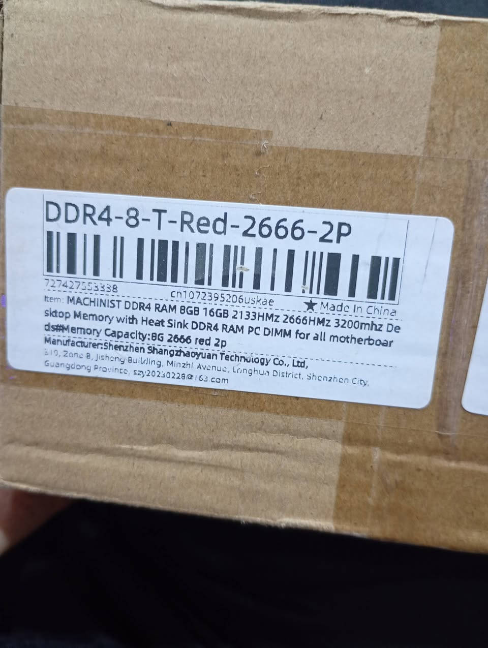 السعر 65 الف مع التوصيل
رامات ddr4 2×8 2666 mhz
جدد مفحوصات و شغالات على منصة انتل


**إذا كنت صاحب هذا الإعلان وتريد حذفه لأي سبب، رجاءا أرسل رسالة إلى الدعم الفني**