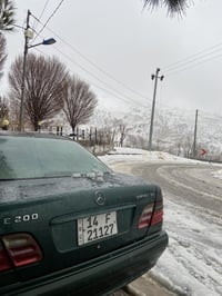 مرسيدس E200 • مكينة 4 تيربو • رقم بصرة