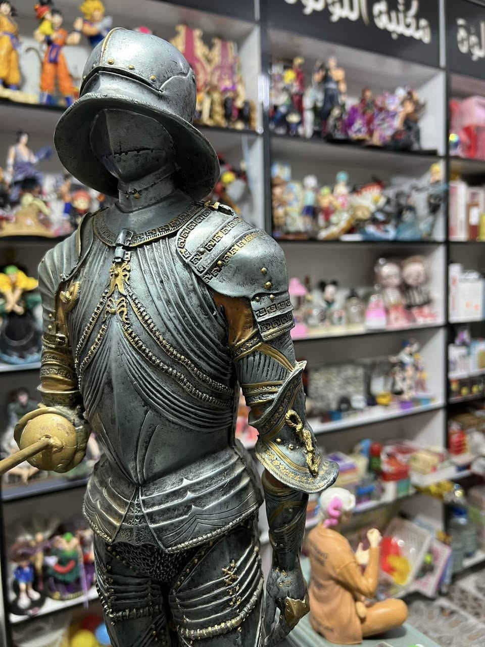 #مجسم لفارس من العصور الوسطى قياس 55سم
#ماده صنع معدن غير قابل للصدء
#قطعه انتيكه ومن نوادر 
#للحجز مراسله خاص


**إذا كنت صاحب هذا الإعلان وتريد حذفه لأي سبب، رجاءا أرسل رسالة إلى الدعم الفني**