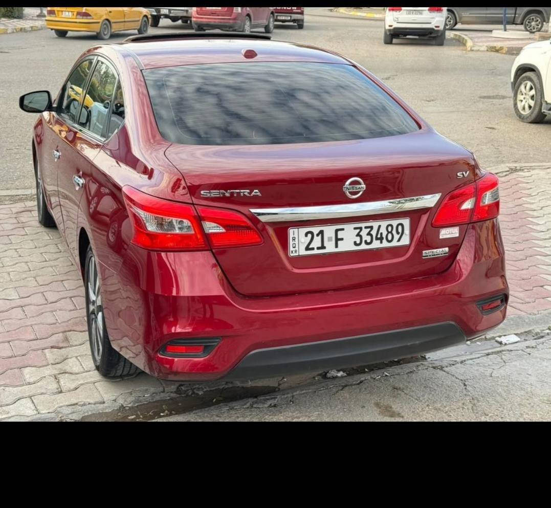 سلام عليكم من رخصه ادمن نيسان سنترا ٢٠١٩ SVسبشل فول موصفات معروفه وسونار كدامك مابي دينار مصرف سعر ١٢٨ وبي مجال بسيط ***********
