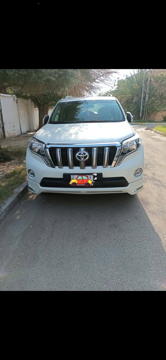 السلام عليكم 
برادو 
موديل 2013
كويتي 
محرك 6 سلندر 
دبل تانكي  
رقم بغداد 

مواصفات 
فتحت سقف سلايد 
بصمه ابواب + بصمه تشغيل
كشن جلد 

كشن كهرباء   
اشاير بلمري المري شفط 
لد نهاري 
تبريد 3 قطع + تبريد شاشه 
بغداد / الكرخ 295 $ بيها مجال 
***********
