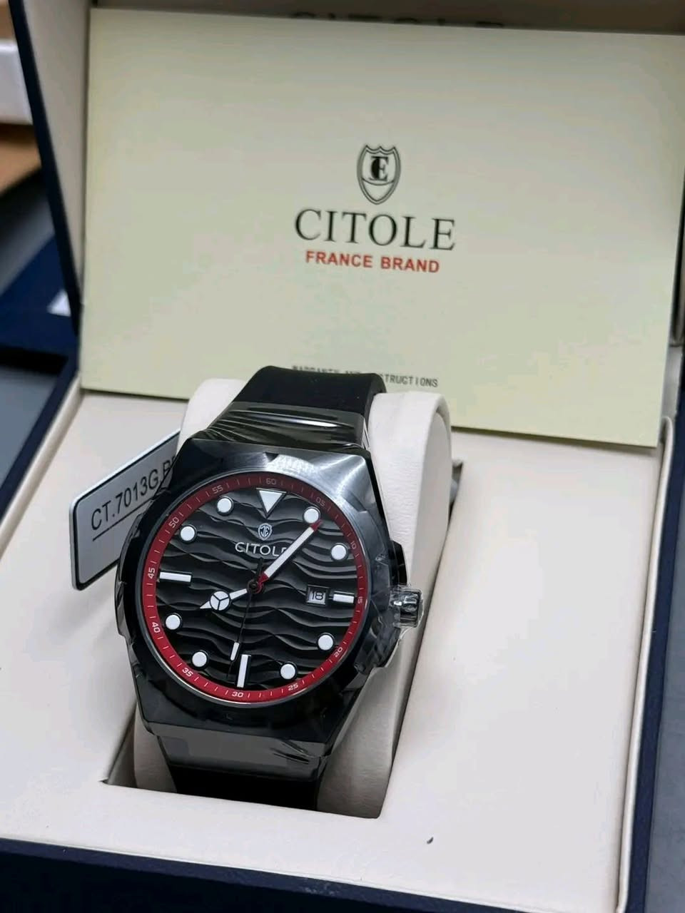 متوفر

 سايتل فرنسي وكاله كاملة المرفقات 
ستانلس ستيل 
سير ربر
مقاومه للماء 
منفذ تاريخ
قطر41

50 دولار على التم

شراي تفظل خاص 
توصيل متوفر كافه محافظات العراق.


**إذا كنت صاحب هذا الإعلان وتريد حذفه لأي سبب، رجاءا أرسل رسالة إلى الدعم الفني**