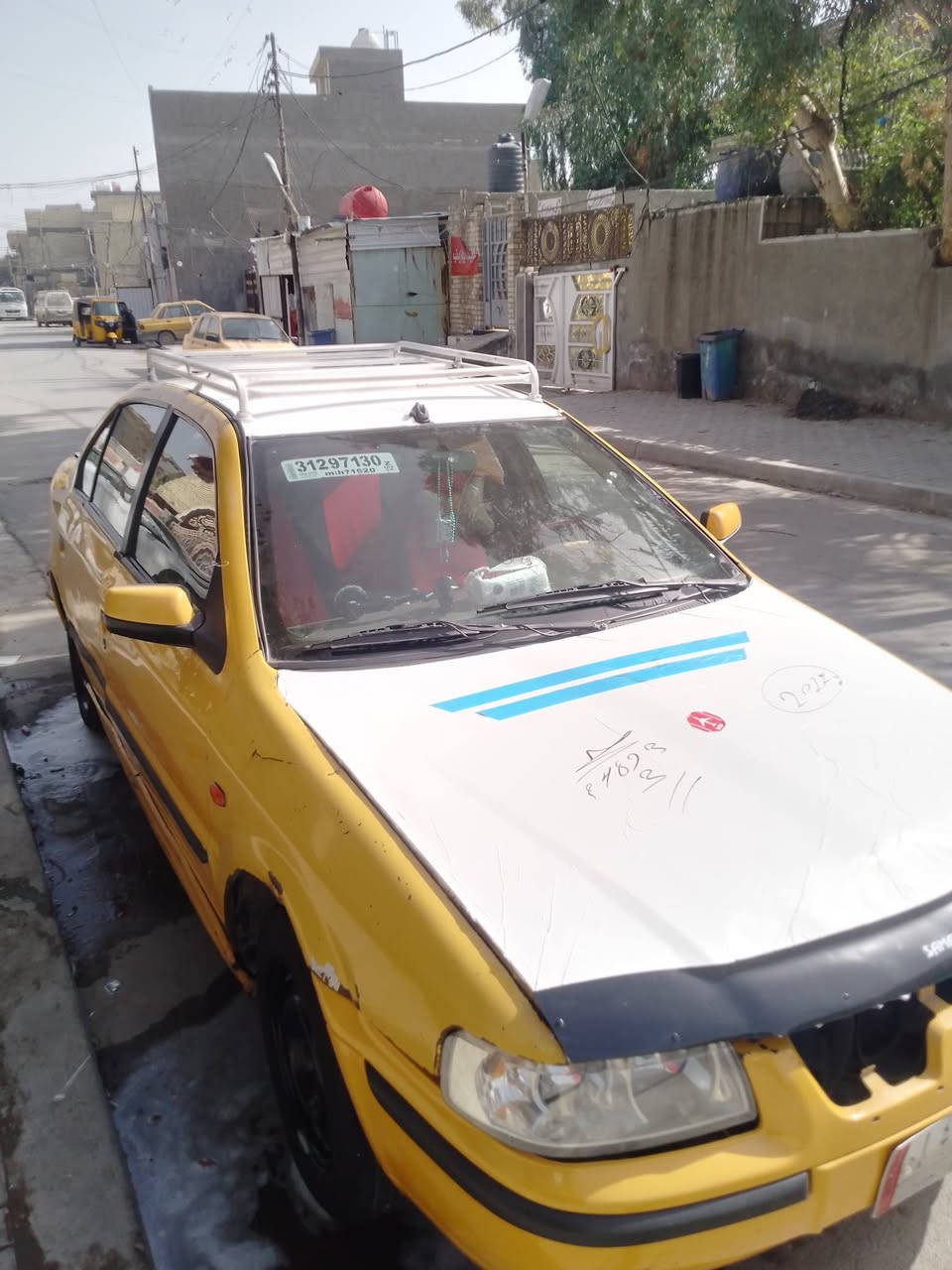 سمند ناطقه 2011
مكينه وكير مكفولات صدر جديد تخم تاير جديد 
مصفره هيئة وغرامات 
تبريد شغال سياره جاهزه كبل للشارع 
السعر 25 وبيها مجال تحويل ثاني يوم 
الرقم *********** وبي واتساب 
المكان: بغداد الشعب 
ماموجود بلفيس
