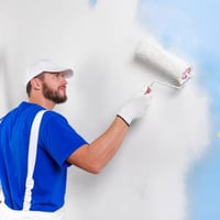 اسطه محمد صباغ بيوت🏠 07713522260داخلي وخارجي بسعار مناسبه 💯الغرفه الوح...