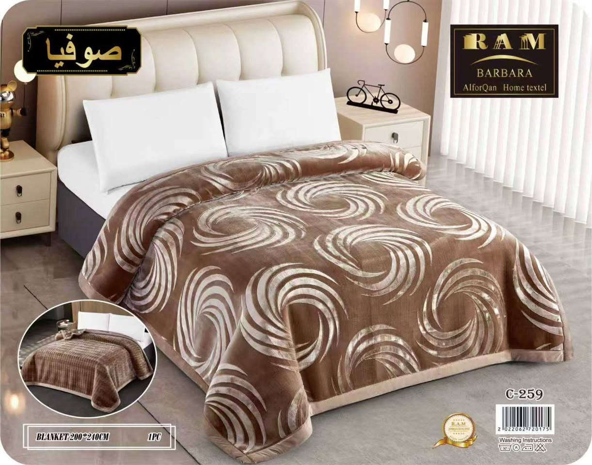 ♥️♥️اللهم صلِ على محمد وال محمد ♥️♥️
بطانية نفرين  خامية ثقيلة ناعمة من مجمع انوار الهدى 
درجة أولى خامة حرير وجهين وجه نقشة وجه سادة 
 قياس بطانية 220*240
للحجز والاستفسار الاتصال على الرقم الواتساب***********
العنوان واسط كوت ساحة الخبازات شارع البريد القديم
يوجد لدينا خدمة التوصيل لكافة أنحاء العراق 🚐🚐🚐
