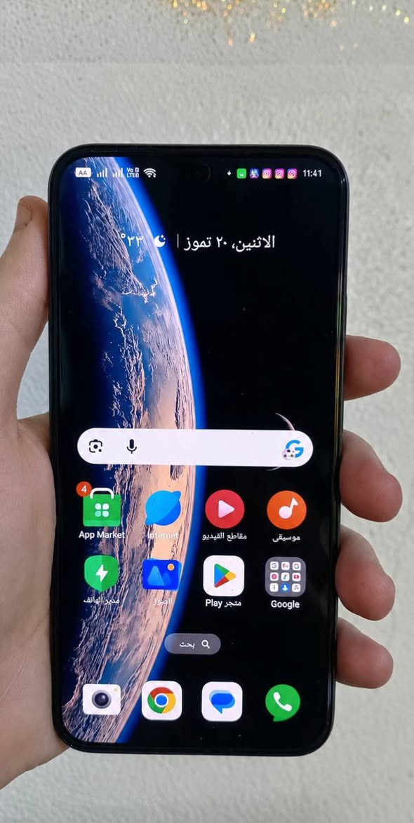 جهاز ريلمي 15T وكالة ضمان الوطني
((استخدام يوم واحد فقط)) 
ذاكرة 512 رام12
اللون اسود
بطارية 6550 شحن سريع 60 واط
تجي وياه لاصق حماية وكفر ظهر
الجهاز ما مستخدم بس بوم واحد
السعر 400 الف 
***********
